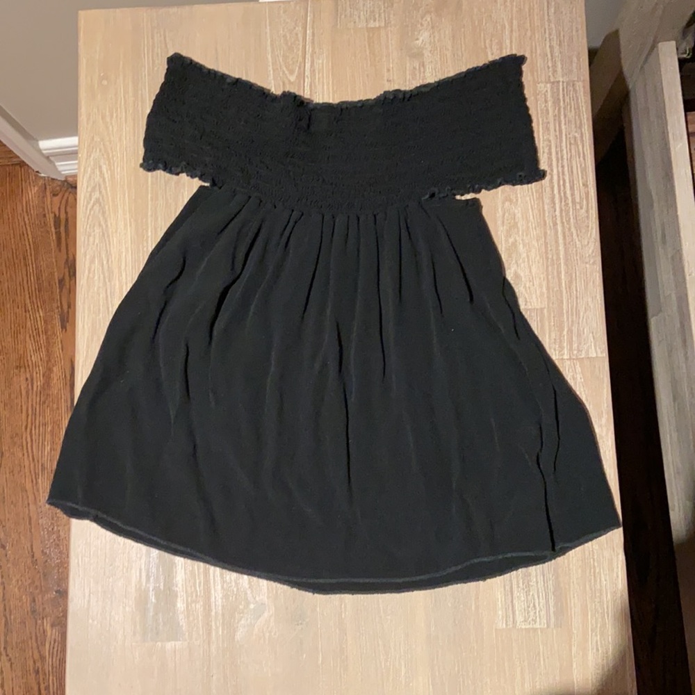 Brandy Melville Black Off the Shoulder Top
